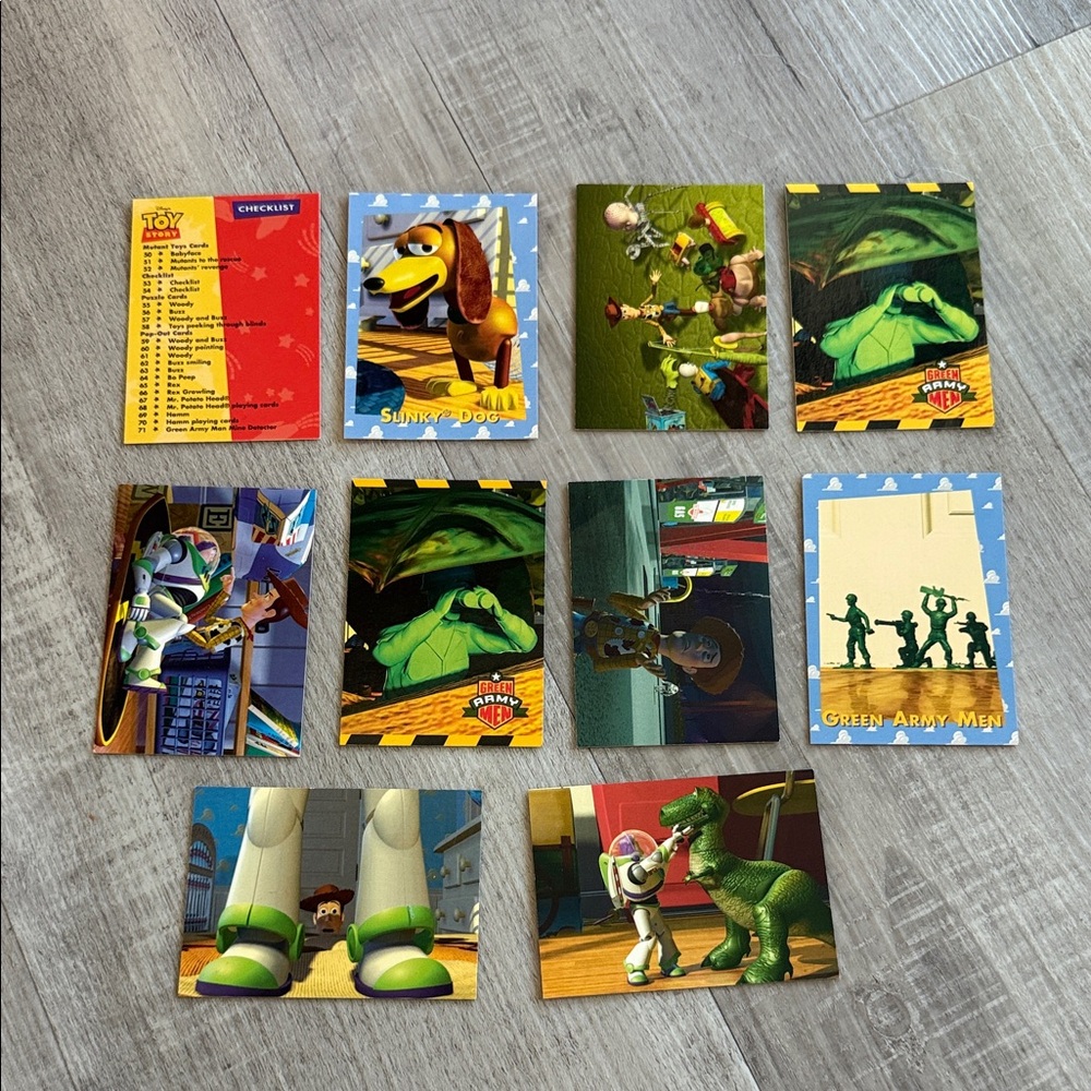 Disney vintage skybox toy story cards